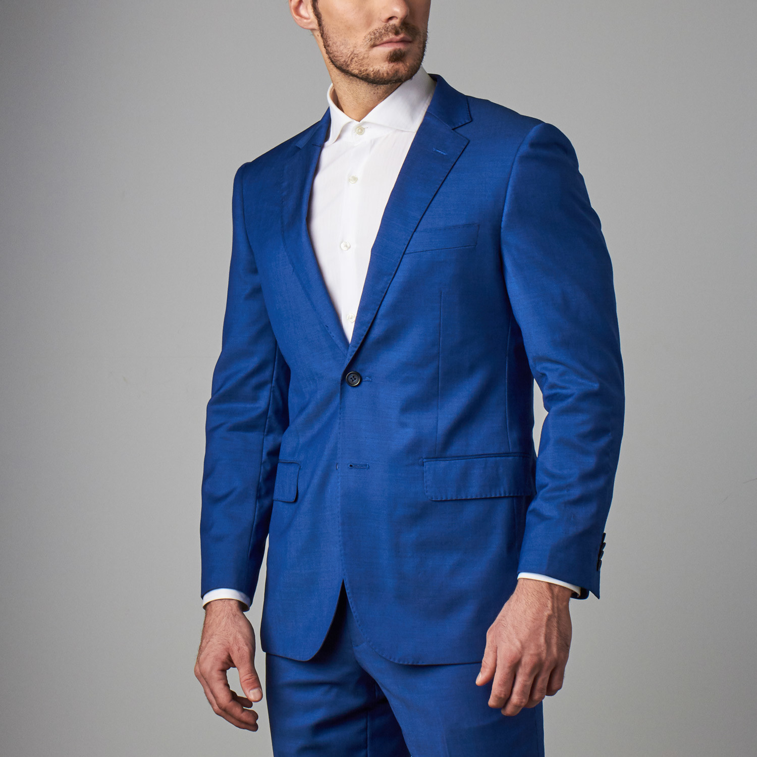 Modern-Fit Suit // French Blue (US: 40L) - Paolo Lercara - Touch of Modern
