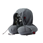 Hooded Travel Pillow (Black)