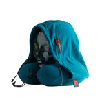 Hooded Travel Pillow (Black)