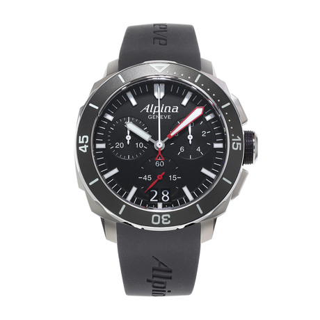 Alpina Seastrong Diver 300 Chronograph Quartz // AL-372LBG4V6