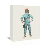 Zissou In Space (16"W x 20"H x 1.5"D)