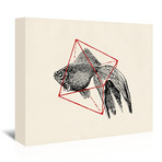 Fish In Geometrics  3 (16"W x 20"H x 1.5"D)