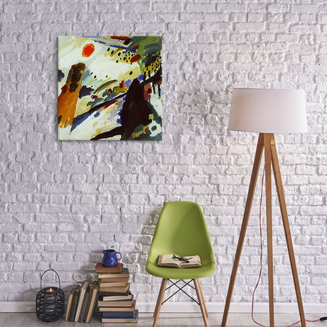 Romantic landscape (18"W x 18"H x 0.75"D)