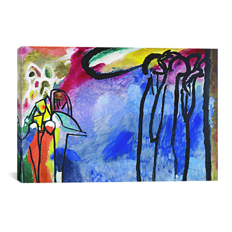 Improvisation 19 // Wassily Kandinsky (18"W x 12"H x 0.75"D)