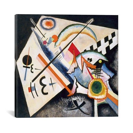 White Cross // Wassily Kandinsky (18"W x 18"H x 0.75"D)