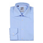 Twill Weave Button-Down Shirt // Light Blue (US: 18R)