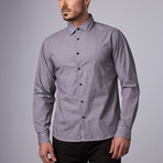 Platinum Microcheck Shirt // Gray (XL)
