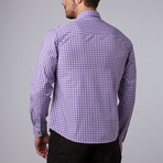 Greenwich Gingham Shirt // Purple (M)