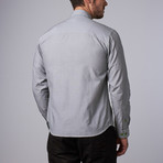 Boss Pinstripe Shirt // Gray (L)