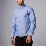 Wall Street Stripe Shirt // Blue (XL)