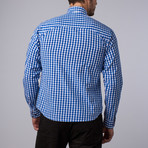 Waldo Gingham Shirt // Royal Blue (L)