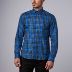 Gansevoort Plaid Shirt // Blue + Brown (3XL)