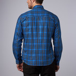 Gansevoort Plaid Shirt // Blue + Brown (3XL)