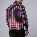 Vanderbilt Check Shirt // Navy + Red (XL)
