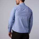 Wall Street Stripe Shirt // Blue (L)