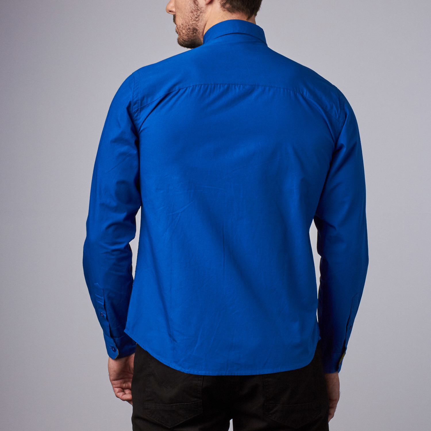Royale Casual Shirt // Royal Blue (2XL) - Lucky Luciano - Touch of Modern