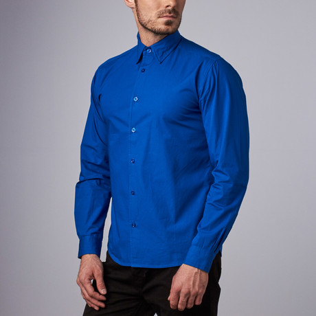 Royale Casual Shirt // Royal Blue (XL)
