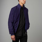 Printed Nubuck Bomber // Blue (Euro: 46)