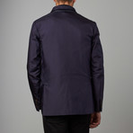 Vested Blazer Coat // Navy (2XL)