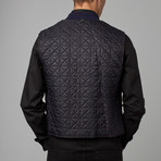 Vested Blazer Coat // Navy (S)