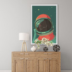 Red Astronaut (16"W x 24"H x 1.5"D)