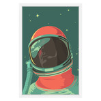 Red Astronaut (16"W x 24"H x 1.5"D)