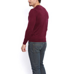 Utku Crew Neck Sweater // Plum (L)