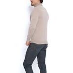 Adem Turtle Neck Sweater // Sand Beige (M)