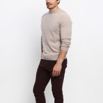 Adem Crew Neck Sweater // Sand Beige (M)