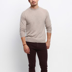 Adem Crew Neck Sweater // Sand Beige (XL)