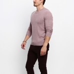 Amerigo V-Neck Sweater // Powder Pink (M)