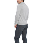 Coty Long Sleeve Polo // Light Grey Melange (S)