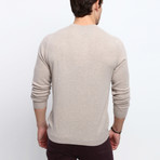 Adem Crew Neck Sweater // Sand Beige (M)