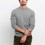 Adem Crew Neck Sweater // Medium Grey Melange (M)