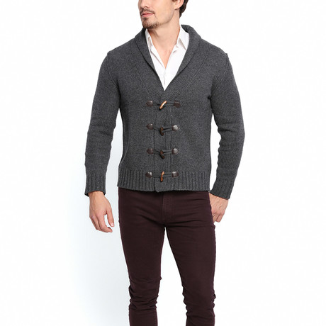 Ranch Toggle Cardigan // Anthracite (S)