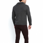 Ranch Toggle Cardigan // Anthracite (XL)