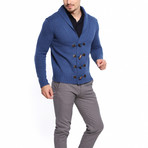 Ranch Toggle Cardigan // Orient Blue (XL)