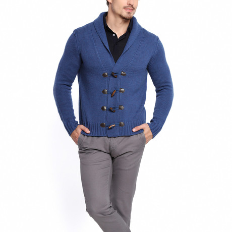 Ranch Toggle Cardigan // Orient Blue (S)