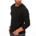 Brando Pocketed Sweater // Black (M)