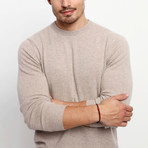 Adem Crew Neck Sweater // Sand Beige (M)