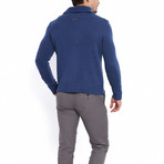 Ranch Toggle Cardigan // Orient Blue (L)