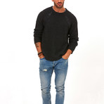 Neo Distressed Sweater // Anthracite (L)