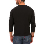 Brando Pocketed Sweater // Black (M)