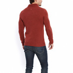 Deniz Shawl Neck Pullover // Ginger (M)