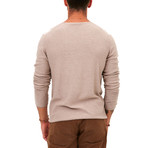 Brando Pocketed Sweater // Sand Beige (M)