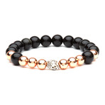 Mithras // Black Obsidian Stone Bracelet