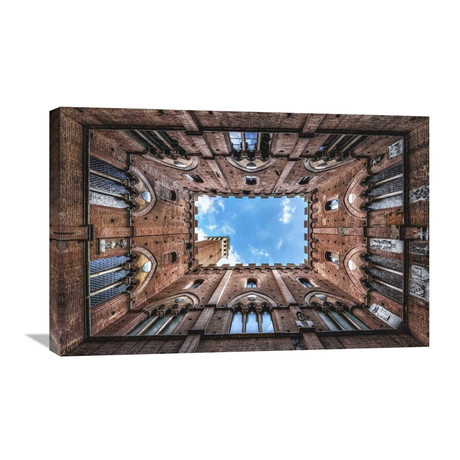 Il Palazzo Del Mangia, Siena (22"W x 14.5"H x 1.5"D)
