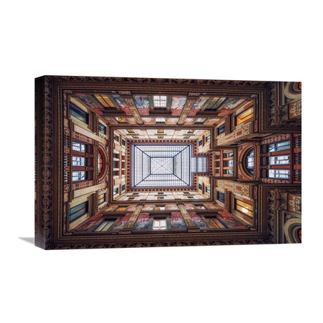 Galleria Sciarra, Rome (22"W x 14.7"H x 1.5"D)