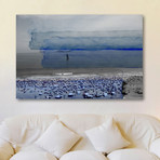 Lone Beach Goer // Canvas (18"W x 12"H x 1.5"D)