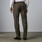 Bella Vita // Slim-Fit Suit // Brown Sharkskin (US: 46R)